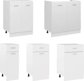 vidaXL Ντουλάπι Νιπτήρα "Lyon" Λευκό 80x46x81,5 εκ. από Τεχνητό Ξύλο