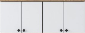 Ντουλάπι Καρυδί / Λευκό BRALU 120x42.5x46.8