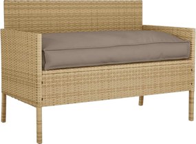 vidaXL Μαξιλάρι Ύφασμα Όξφορντ Taupe 120 x 60 x 12 εκ.