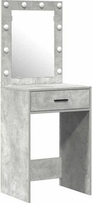 vidaXL Τραπέζι περιποίησης 2 τμχ. Γκρι 50 x 41 x 135 εκ