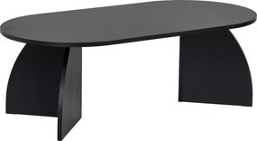 Coffee Table Melina - Wood Black Wood Black