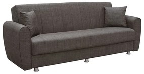 Καναπές SYDNEY Ύφασμα Καφέ Sofa:210x80x75 Bed:180x100cm