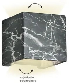 Απλίκα Φωτιστικό Τοίχου IP65 Davos 14x14x14 Viokef-4202803-Μαύρο 4202803