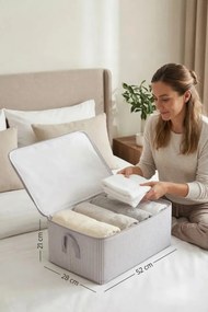 Stewehome Μεσαίου μεγέθους γκρι θήκη οργάνωσης κάτω από βάση