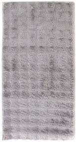 Γούνινο χαλι Bunny Bubble Grey 133 x 190