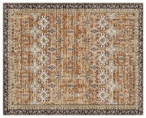 VEVOR Large Area Rug 7.5x9.5 ft Anti-Skid Indoor Floor Mat Vintage Brown Green