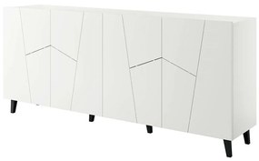 Μπουφές Etna 162588339 201x42x83cm White Πλαστικό,Μοριοσανίδα