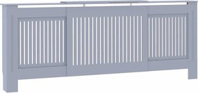 vidaXL Κάλυμμα Καλοριφέρ Γκρι 205 εκ. από MDF