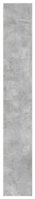 vidaXL Βιβλιοθήκη Γκρι 100 x 30 x 198 εκ. Επεξεργασμένο ξύλο