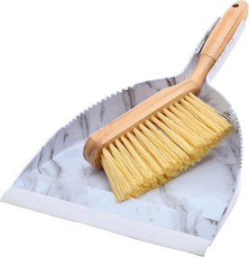 Σκουπάκι Με Φαράσι Estia Bamboo Essentials Marble 04-14360