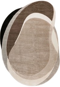 Χαλί Frisco 286 Taupe Oval Obsession 160X230cm