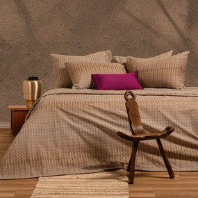 Σεντόνια Tundra Με Λάστιχο (Σετ 3τμχ) Beige Melinen Μονό 100x232cm Βαμβάκι-Πολυέστερ