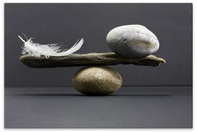 Πίνακας σε καμβά &quot;Balance&quot; Megapap ψηφιακής εκτύπωσης 100x70x3εκ.