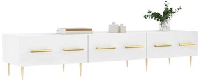 vidaXL Έπιπλο Τηλεόρασης Λευκό 150x36x30 εκ. από Επεξεργασμένο Ξύλο