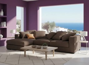 Γωνιακός καναπές Pilo-Προσαρμόσιμη-245φ 165β εκ.-Σοκολατί (Star4611)