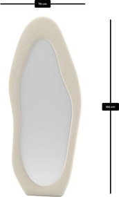 Cheval Mirror Nero - Cream Cream