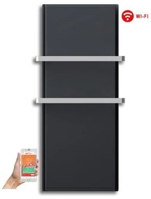 Radialight Icon 2B WiFi 750 Watt Ανθρακί - Ψηφιακή Πετσετοκρεμάστρα Μπάνιου