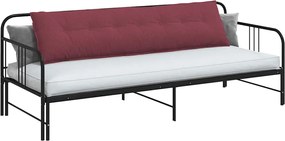 vidaXL Μαξιλάρι Πλάτης Κόκκινο 200 x 19 x 50 εκ ύφασμα