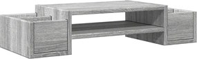 vidaXL Βάση Οθόνης με Αποθ. Γκρι Sonoma 70x27x15 εκ. Επεξεργ. Ξύλο