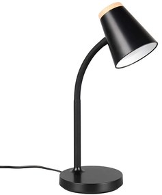 Φωτιστικό Επιτραπέζιο Pongo R55831102 13x36cm 1xLed 500lm 4,5W 3000K Black RL Lighting