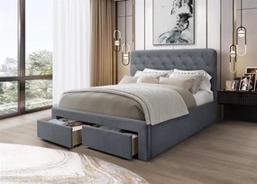 MARISOL 160 cm bed grey DIOMMI-60-28983