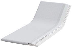vidaXL Στρώματα Λευκό 80 x 200 cm 100% ύφασμα πολυεστέρα με τζακάρ