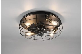 Ανεμιστήρας Οροφής 40W Μαύρο 4xE27 Τηλεχειριστήριο Trondheim R61095032 Trio Lighting-R61095032-Μαύρο R61095032