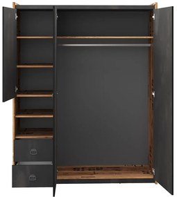 Ντουλάπα Fargo 3D2S Τρίφυλλη