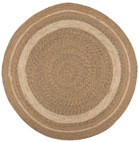 Χαλί Στρόγγυλο 90154 Ecru-Natural 100X100cm Round