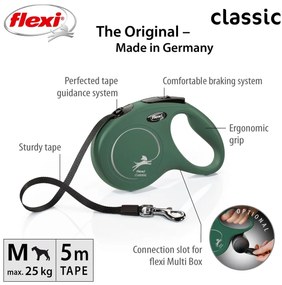 Λουρί Σκύλου Flexi Πράσινο M