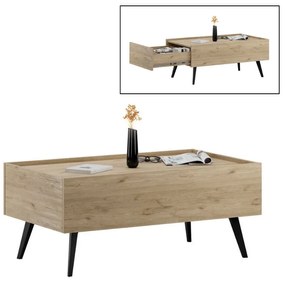 ΤΡΑΠΕΖΑΚΙ ΣΑΛΟΝΙΟΥ LUNA MEGAPAP ΧΡΩΜΑ FLORIDA OAK 102X61X44ΕΚ.