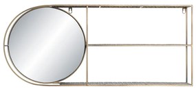 Τοίχο καθρέφτη DKD Home Decor Χρυσό Σύγχρονη 80 x 13 x 35 cm