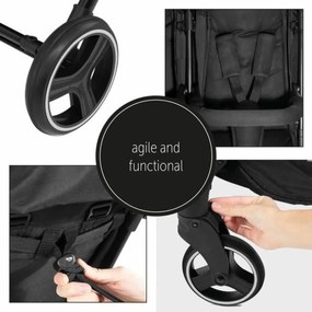 Καροτσάκι Mωρού Hauck Μαύρο