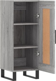 vidaXL Ντουλάπι Γκρι Sonoma 34,5x34x90 εκ. από Επεξεργασμένο Ξύλο