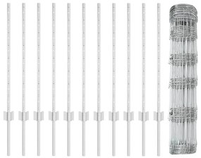 vidaXL Τεντώτο με στήριγμα Ασημί