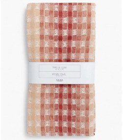 Πετσέτες Κουζίνας Ibiza (Σετ 2Τμχ) CAIBIZA50TIE Multi-Red Calma House 100% Cotton