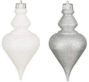 ΣΤΟΛΙΔΙ 2/ass ΣΤΑΓΟΝΑ ΛΕΥΚΟ/ΑΣΗΜΙ Η10 d22cm | Συσκευασία 2 τμχ