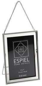 Κορνίζα FAM718 13x18cm Silver Espiel Μέταλλο,Αλουμίνιο