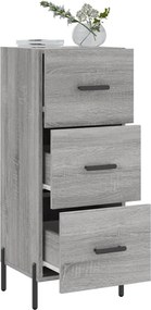 vidaXL Ντουλάπι Γκρι Sonoma 34,5x34x90 εκ. από Επεξεργασμένο Ξύλο