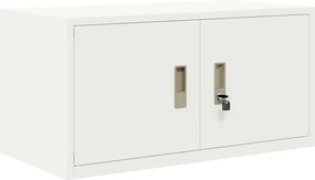 vidaXL Ντουλάπι αποθήκευσης Λευκός 80 x 40 x 40 cm Ατσάλι