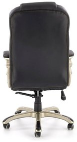 Καρέκλα γραφείου Houston 189, Μαύρο, 112x67x70cm, 15 kg, Με ρόδες, Με μπράτσα, Μηχανισμός καρέκλας: Κλίση | Epipla1.gr
