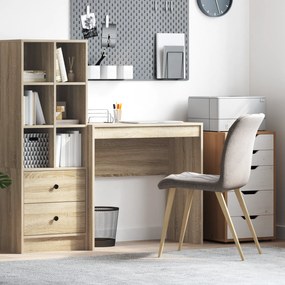 vidaXL Γραφείο Γραφής Sonoma oak Μοριοσανίδα 80 x 40 x 76 εκ. Ανθεκτικό