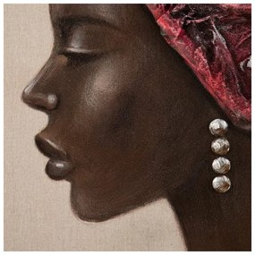 Διακοσμητικός πίνακας σε καμβά Αφρικάνα 80x100εκ