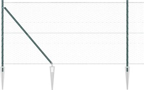 vidaXL Στύλος Περιφράξεων Πράσινο 50 x 1,2 μ (36 χιλ. πλέγμα)