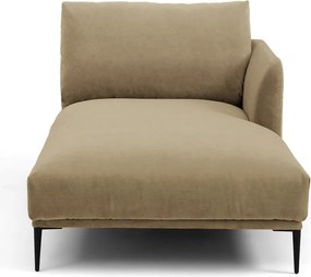 Ανάκλιντρο Oscar από βελούδο stonewashed, σχεδίασης E. Gallina