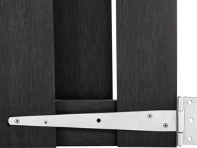 vidaXL Πόρτα Φράχτη Γκρι 100 x 180 εκ. από WPC