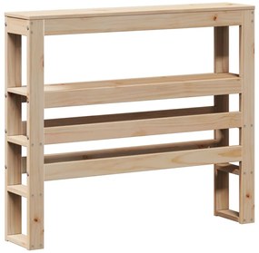 vidaXL Πλαίσιο Κρεβατιού Κεφαλάρι 75x190εκ. Μασίφ Πεύκο