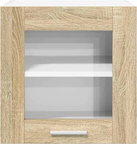 vidaXL Κρεμαστό ντουλάπι με πόρτα 2 pcs Δρύς Sonoma 40 x 31 x 40 εκ.