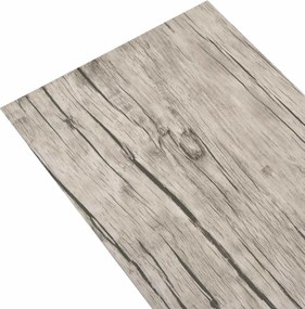 vidaXL Πλάκες Δαπέδου 18 pcs Γκρι 5,26 τ.μ. PVC