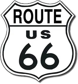 Μεταλλική πινακίδα ROUTE 66 - shield